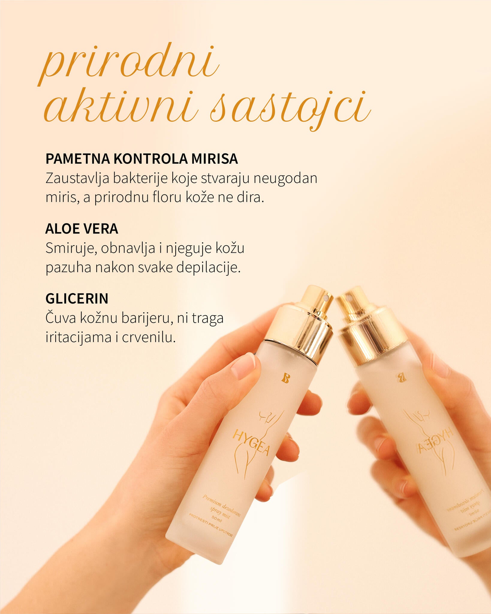 Premium spray mist Hygea