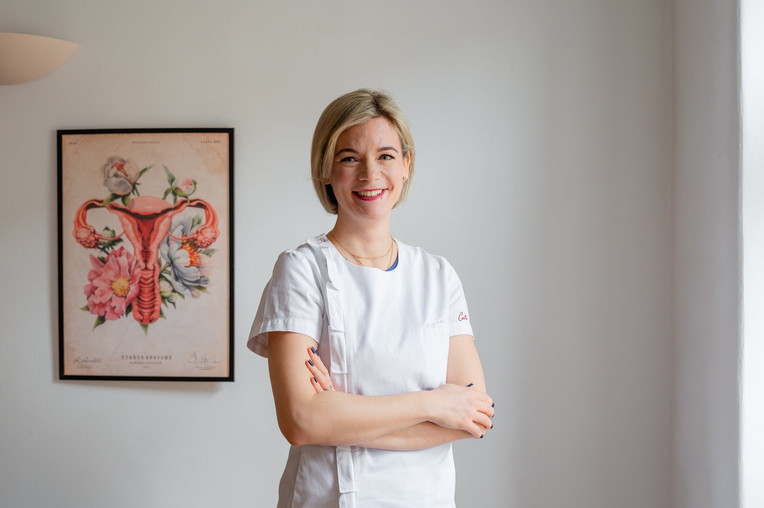 Ginekologica u bijeloj kuti