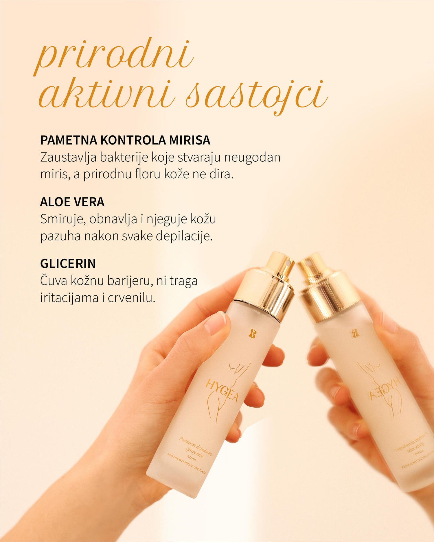 Premium spray mist Hygea